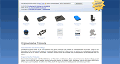 Desktop Screenshot of ergonomische.de