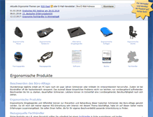 Tablet Screenshot of ergonomische.de